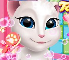 Play Talking Angela At Spa Session game
