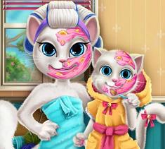 Play Angela Mommy Real Makeover game