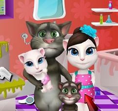 Play Tom Bathroom Cleaning game