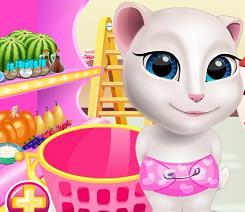 Play Talking Angela Cooking Session game