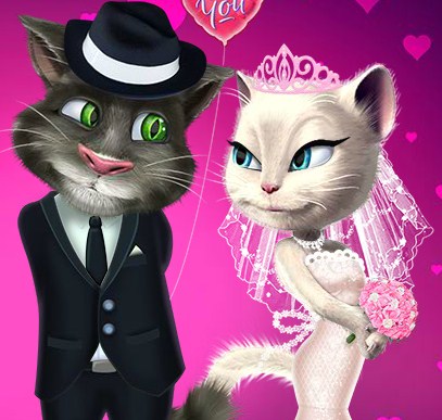 Play Talking Tom And Angela Wedding Party game