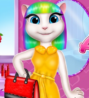 Play My Talking Angela Hot Date game